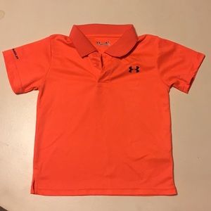 Under Armour 4T polo bright orange